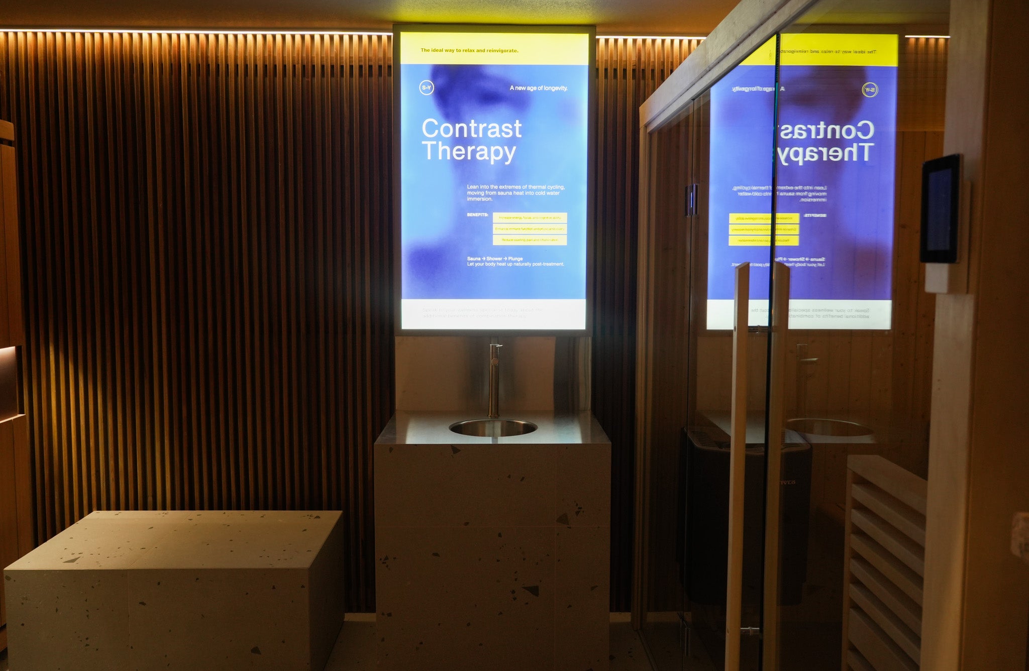 Contrast Therapy (Combined Ice Bath & Sauna Session)